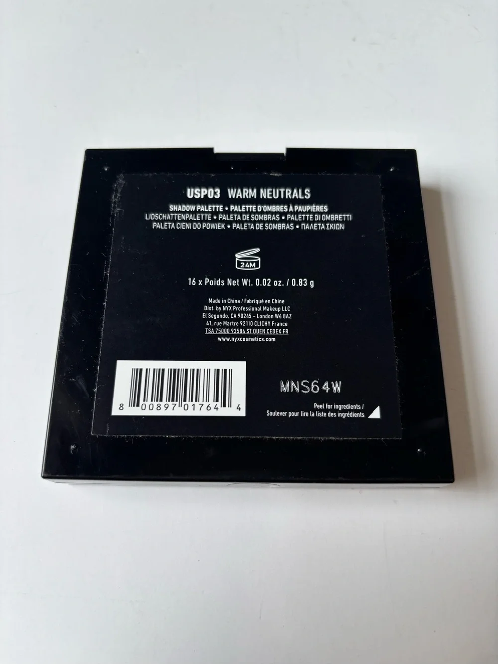 NYX Ultimate Eyeshadow Palette - Warm Neutrals Shadow Palette - Sealed
